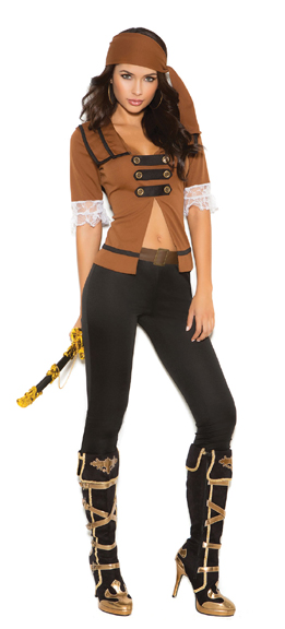 Sexy women's pirate costume